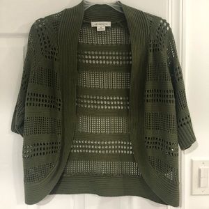 Liz Claiborne Green Cardigan